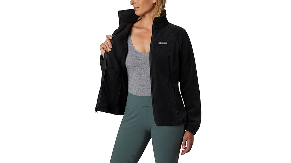 Columbia Benton Springs Full Zip Fleece Jacket - Women's, Black, Small, 1372111-010-S