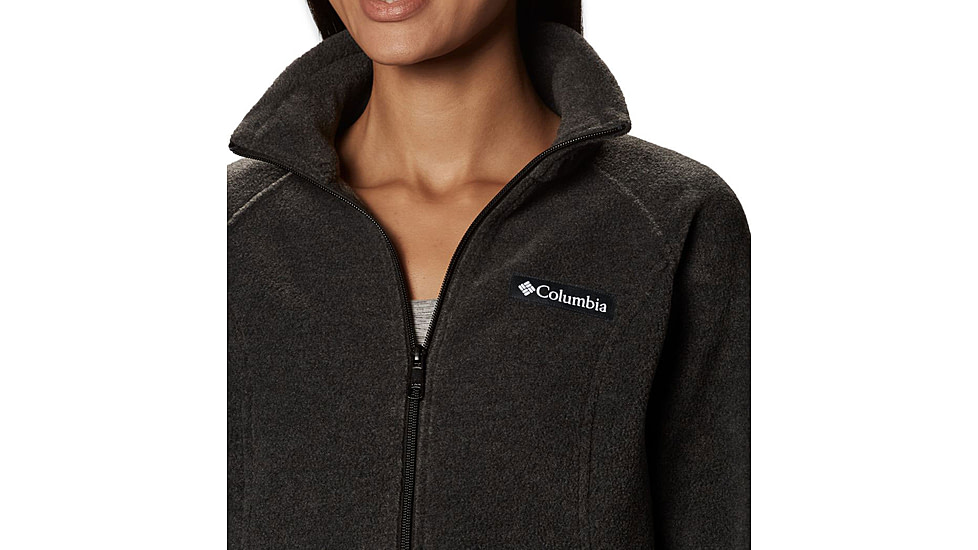 Columbia Benton Springs Full Zip Fleece Jacket - Womens, Charcoal Heather, 2XL, 1372111030ChlHthXXL