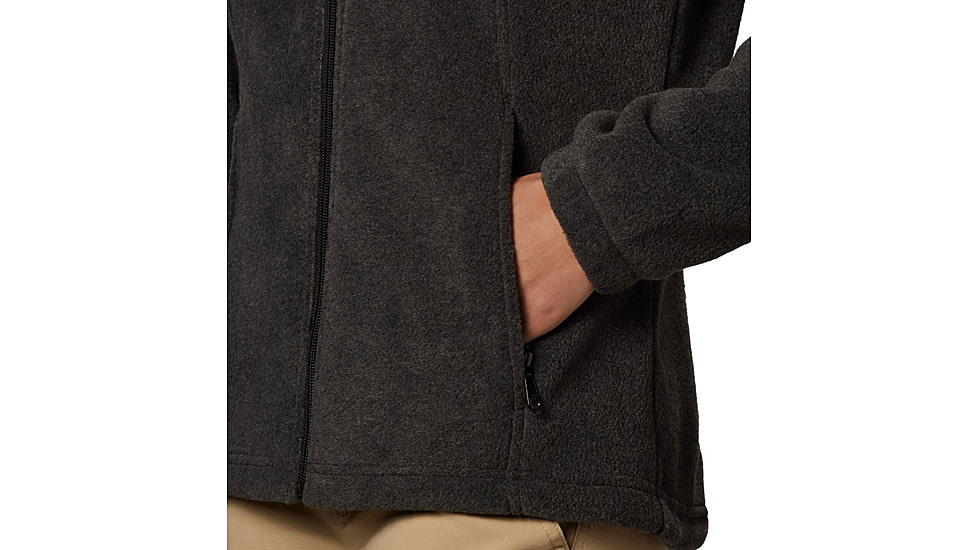 Columbia Benton Springs Full Zip Fleece Jacket - Womens, Charcoal Heather, 2XL, 1372111030ChlHthXXL
