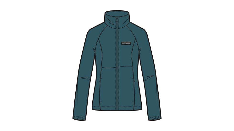 Columbia Benton Springs Full Zip Fleece Jacket - Womens, Everblue, Small, 1372111-428-S