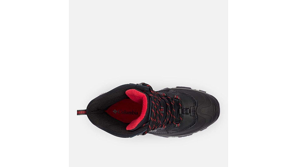 Columbia Bugaboot III Boots - Mens, Black/Bright Red, 11.5 US, 1791221-012-11.5