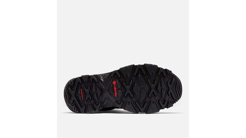 Columbia Bugaboot III Boots - Mens, Black/Bright Red, 11.5 US, 1791221-012-11.5