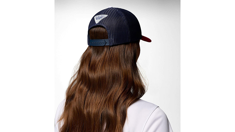 Columbia PFG Fish Flag Mesh Snap Back