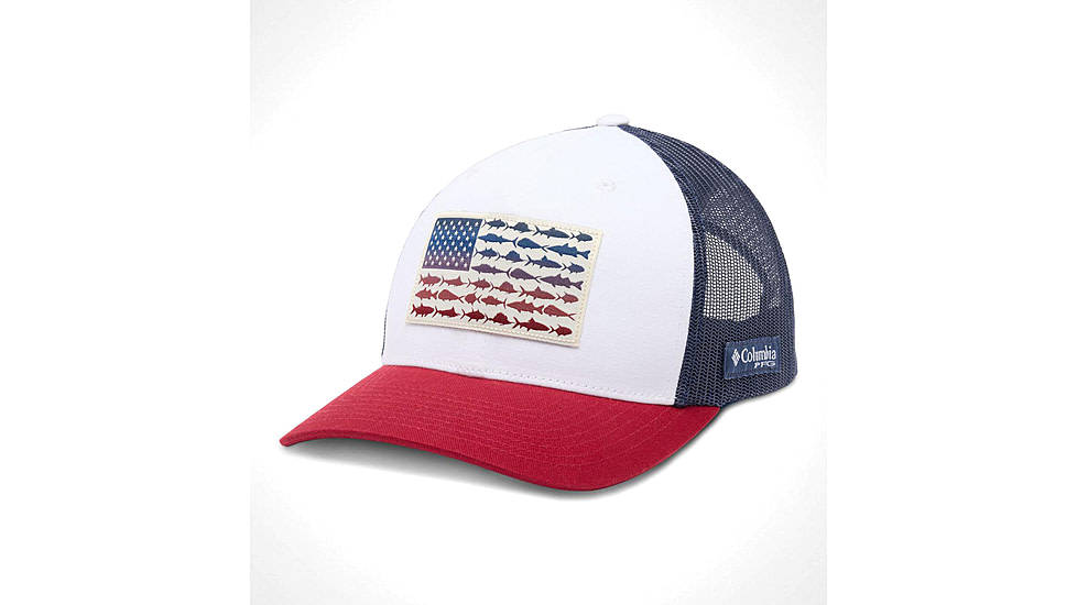 Columbia PFG Fish Flag Mesh Snap Back