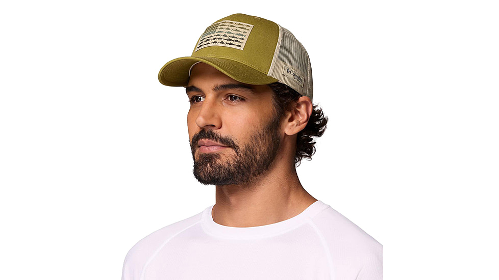 Columbia PFG Fish Flag Mesh Snap Back