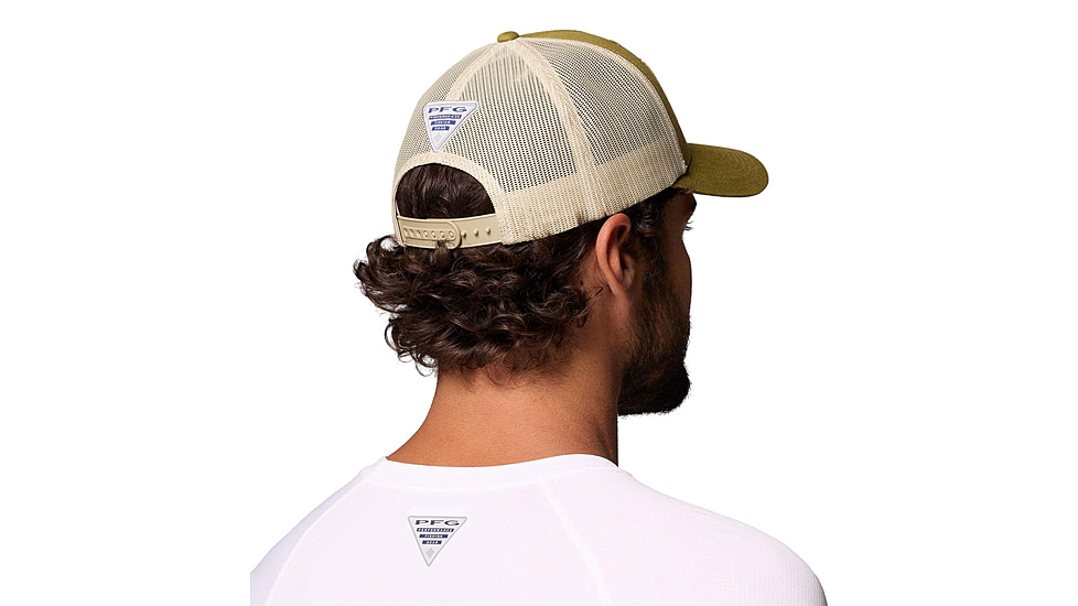 Columbia PFG Fish Flag Mesh Snap Back