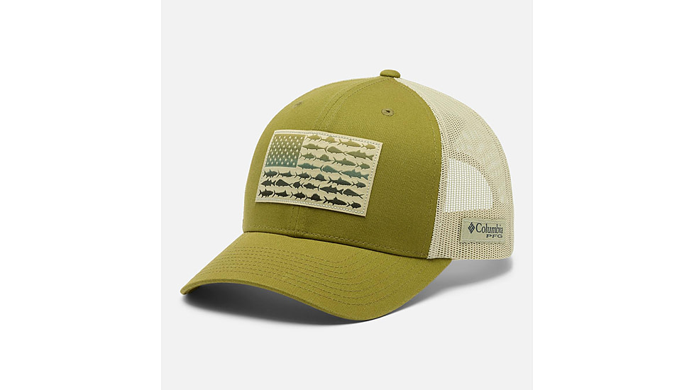 Columbia PFG Fish Flag Mesh Snap Back