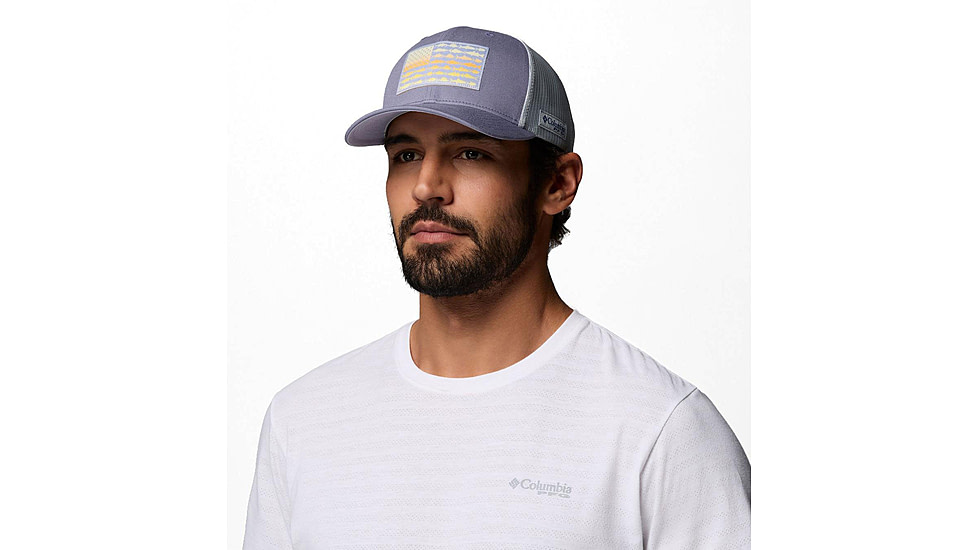 Columbia PFG Fish Flag Mesh Snap Back