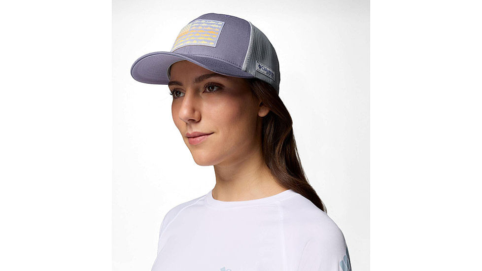 Columbia PFG Fish Flag Mesh Snap Back