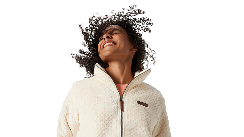 Columbia Fire Side II Sherpa Full Zip Fleece - Womens, Chalk, Extra Small, 1819791191ChalkXS