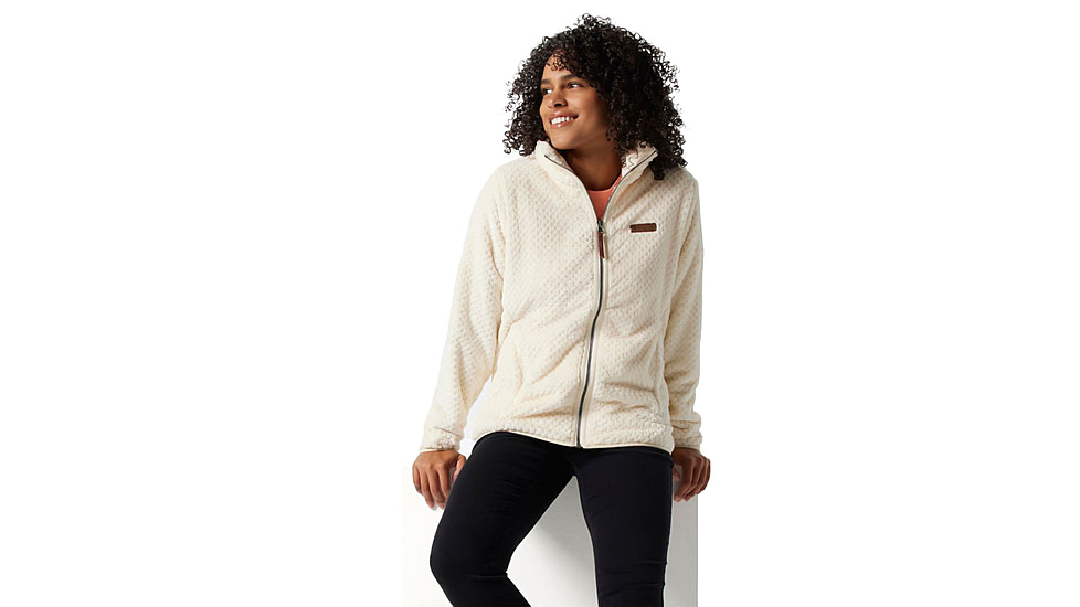 Columbia Fire Side II Sherpa Full Zip Fleece - Womens, Chalk, Extra Small, 1819791191ChalkXS