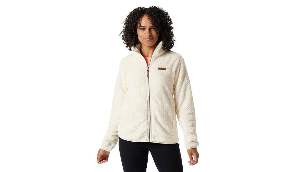 Columbia Fire Side II Sherpa Full Zip Fleece - Womens, Chalk, Extra Small, 1819791191ChalkXS