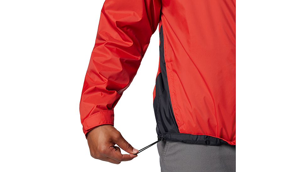 Columbia Glennaker Lake II Rain Jacket - Mens, Sail Red/Black, S, 2089791-698-S