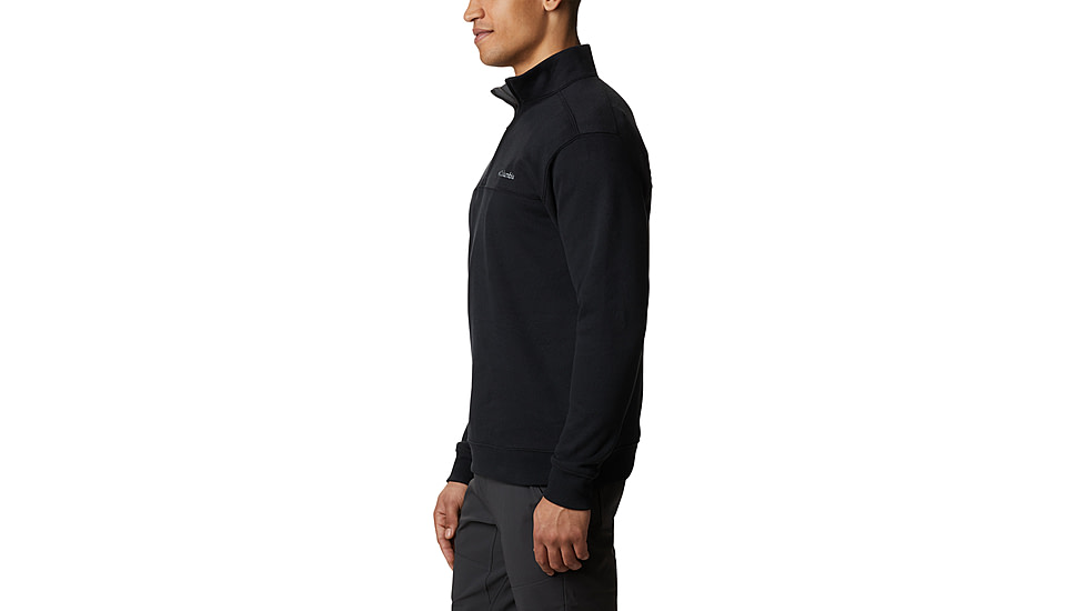 Columbia Hart Mountain II Half Zip Sweatshirt - Mens, Black, M, 1411621-010-M