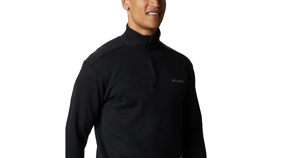 Columbia Hart Mountain II Half Zip Sweatshirt - Mens, Black, M, 1411621-010-M