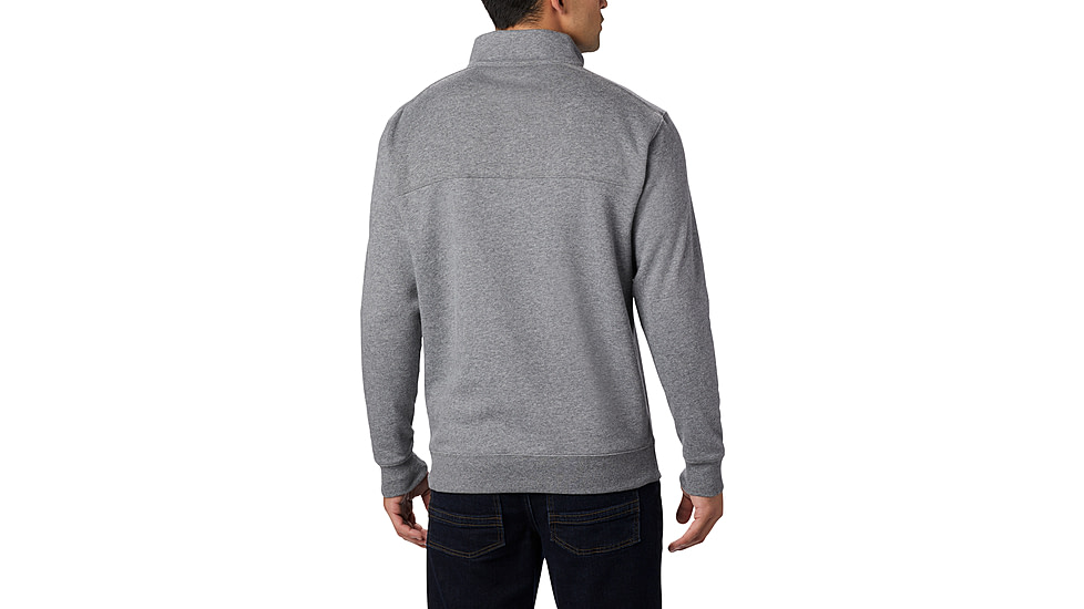 Columbia Hart Mountain II Half Zip Sweatshirt - Mens, Charcoal Heather, S, 1411621-030-S