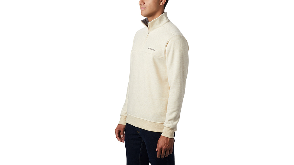 Columbia Hart Mountain II Half Zip Sweatshirt - Mens, Oatmeal Heather, XL, 1411621-242-XL