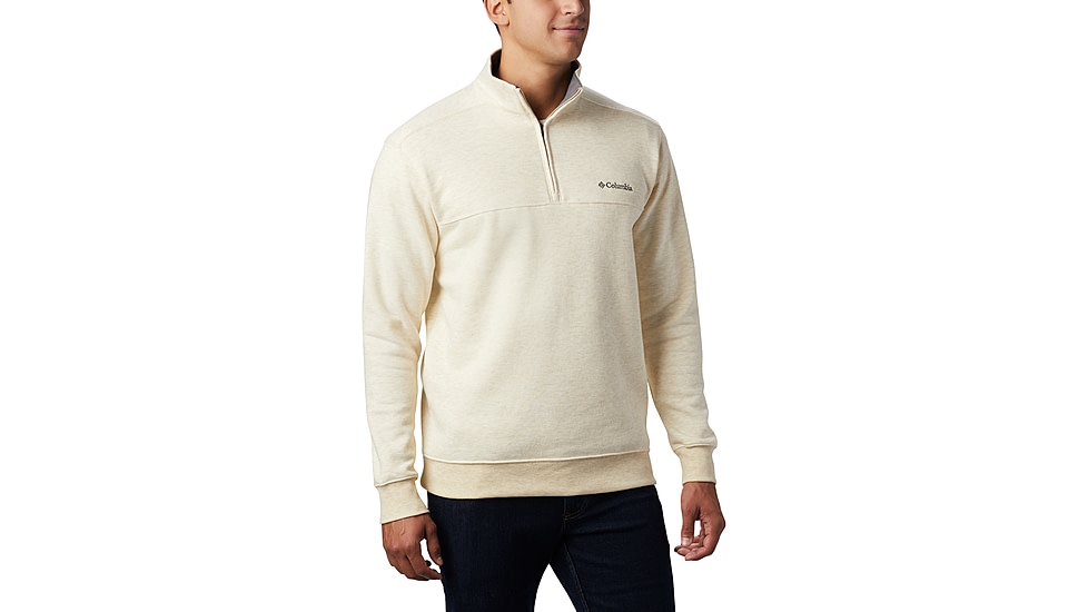 Columbia Hart Mountain II Half Zip Sweatshirt - Mens, Oatmeal Heather, XL, 1411621-242-XL