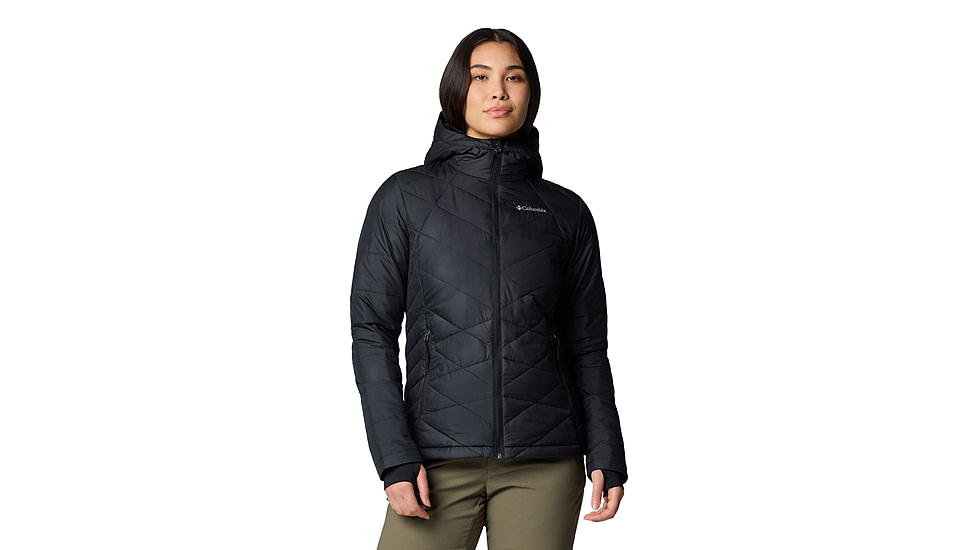 Columbia Heavenly Hooded Jacket - Womens, Black, S, 1738151-012-S