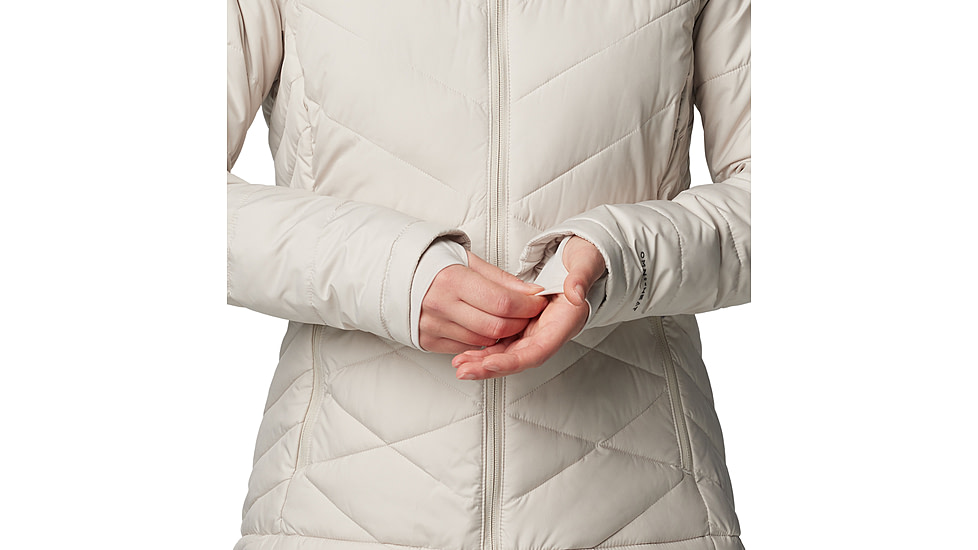 Columbia Heavenly Hooded Jacket - Womens, Dark Stone, L, 1738151-278-L