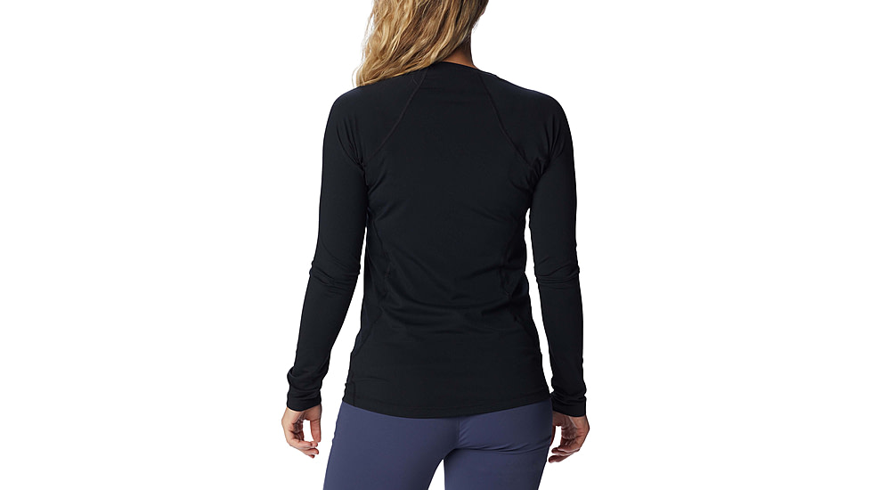 Columbia Midweight Stretch Long Sleeve Top - Womens, Black, Large, 1639021-011-L