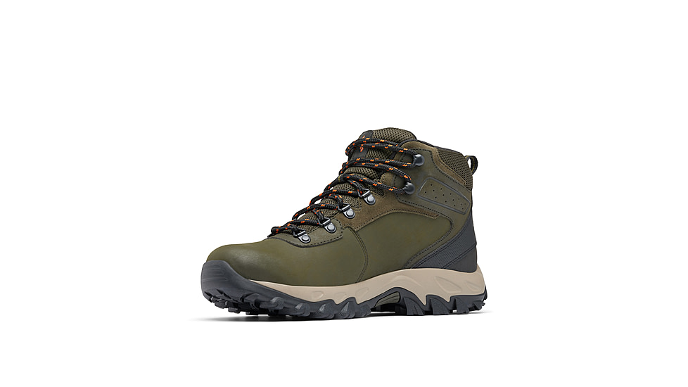 Columbia Newton Ridge Plus II Waterproof Hiking Boot - Mens, Deep Olive/Desert Sun, 11.5, 1594731-315-11.5
