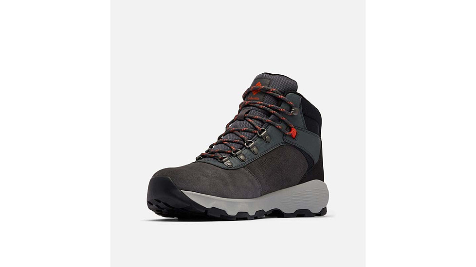 Columbia Newton Wander Boots - Mens, Dark Grey/Red Quartz, 10 US, 2109441-089-10