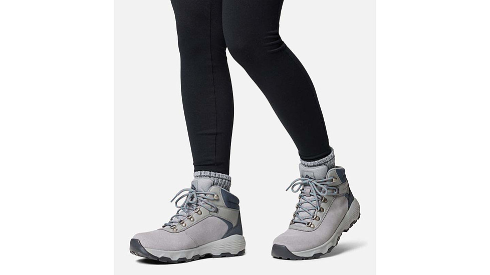 Columbia Newton Wander Boots - Womens, Monument/Teal, 7 US, 2125531-036-7