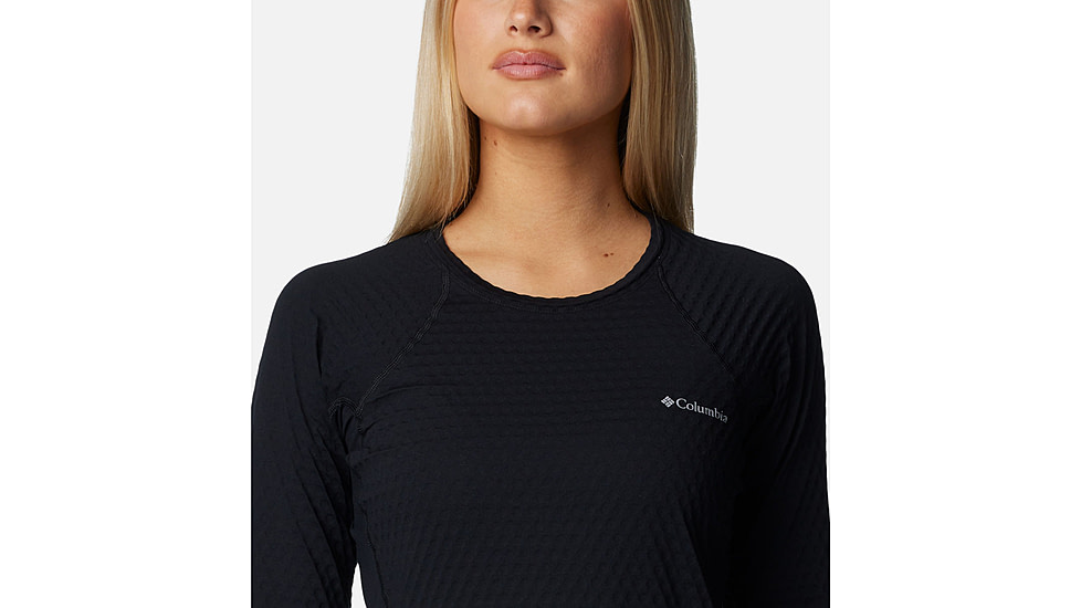 Columbia Omni Heat Helix Baselayer Crew - Womens, Black, Extra Small, 2086551010-XS
