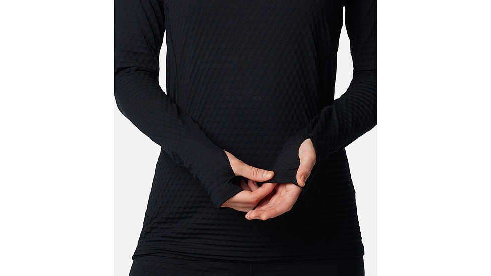 Columbia Omni Heat Helix Baselayer Crew - Womens, Black, Extra Small, 2086551010-XS