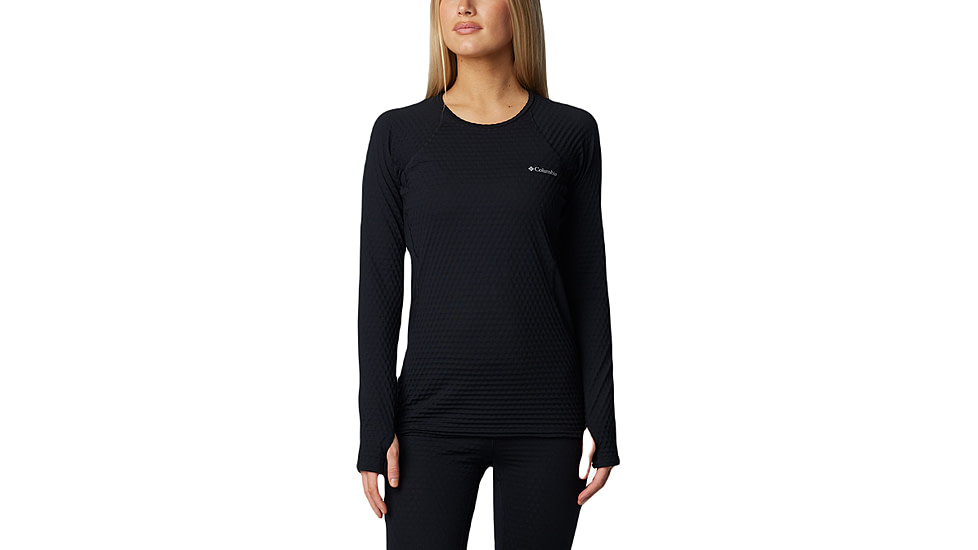 Columbia Omni Heat Helix Baselayer Crew - Womens, Black, Extra Small, 2086551010-XS