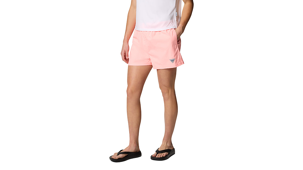 Columbia PFG Rugged Water Shorts - Womens, Tiki Pink, 2, M, 2113671-807-M-2