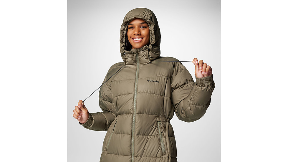 Columbia Pike Lake II Long Jacket - Womens, Stone Green, Small, 2051351397-S