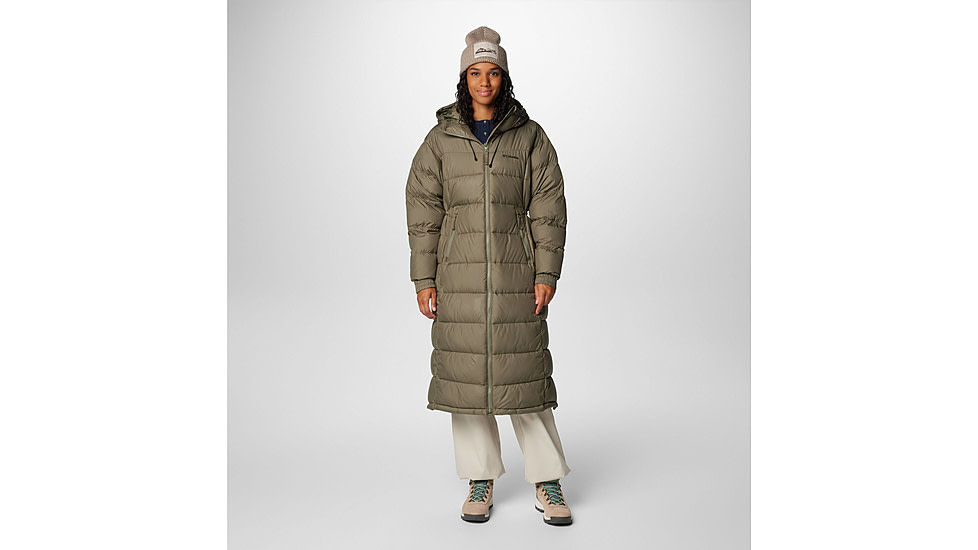 Columbia Pike Lake II Long Jacket - Womens, Stone Green, Small, 2051351397-S
