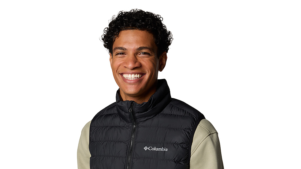 Columbia Powder Lite II Vest - Mens, Black, S, 2086971-010-S