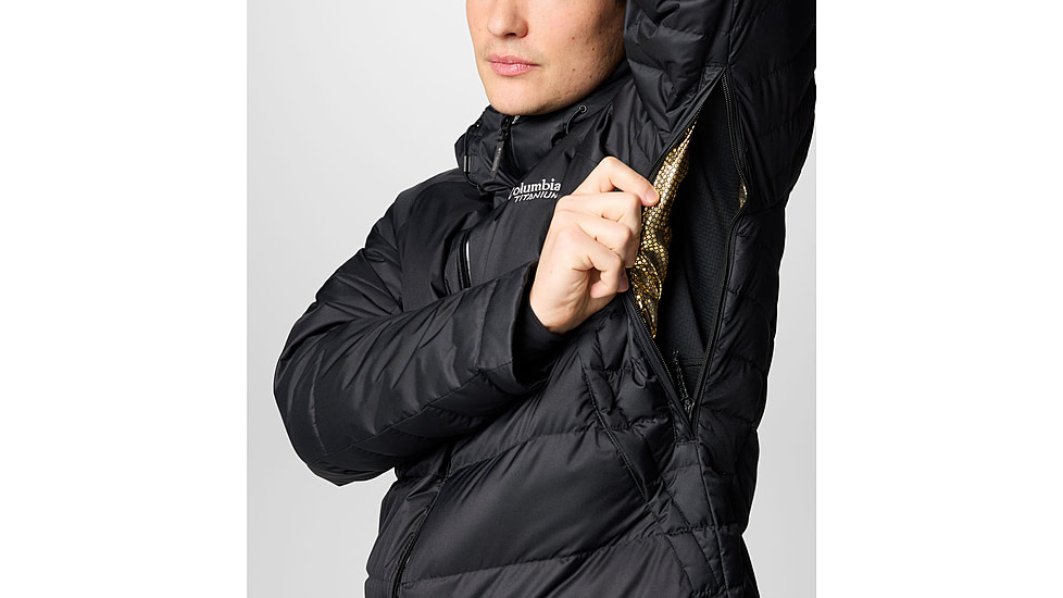 Columbia Roaring Fork II Down Jacket - Mens, Black, Large, 2087341010-L