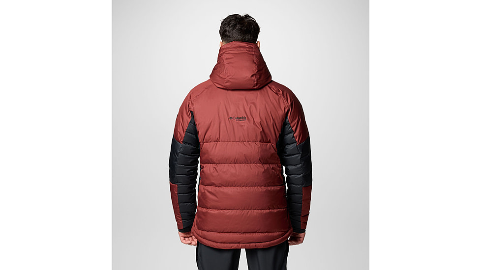 Columbia Roaring Fork II Down Jacket - Mens, Spice/Black, Medium, 2087341681-M