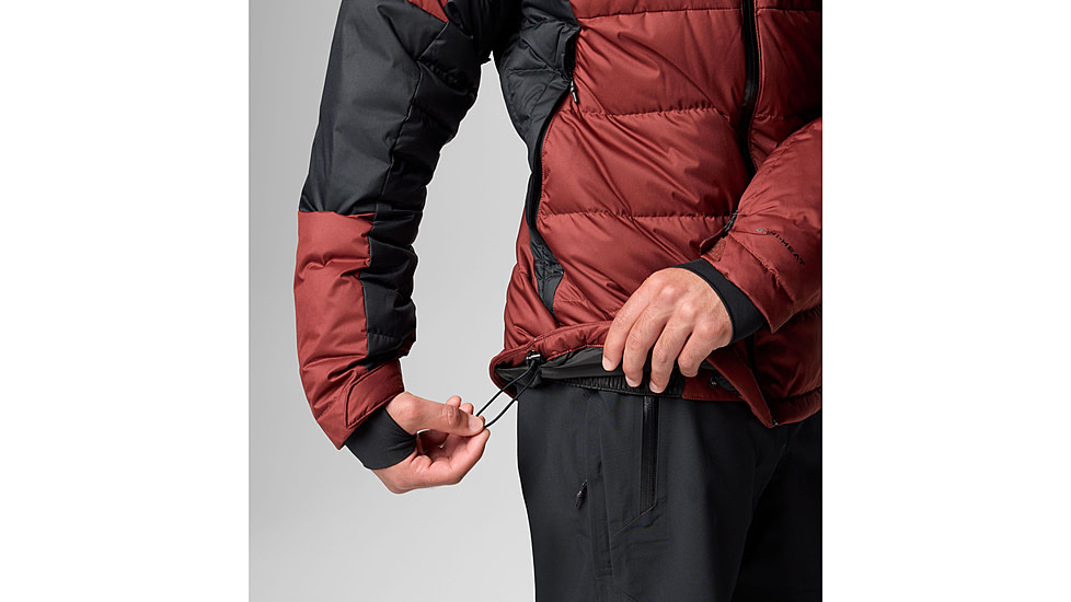 Columbia Roaring Fork II Down Jacket - Mens, Spice/Black, Medium, 2087341681-M