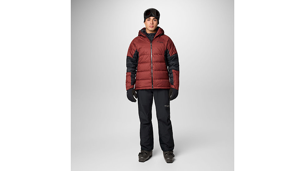 Columbia Roaring Fork II Down Jacket - Mens, Spice/Black, Medium, 2087341681-M