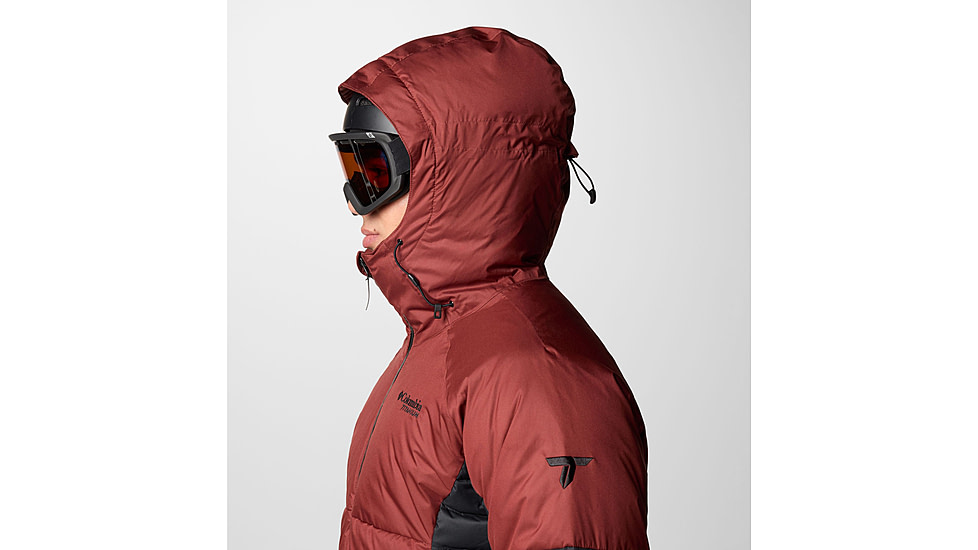 Columbia Roaring Fork II Down Jacket - Mens, Spice/Black, Medium, 2087341681-M