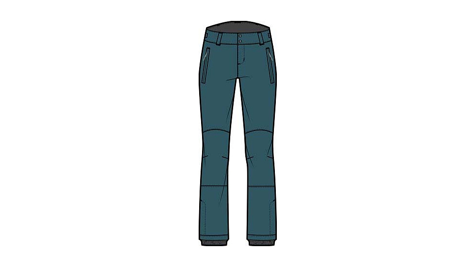 Columbia Shafer Canyon II Insulated Pants - Womens, Everblue, Extra Large, 2085951-429-XL