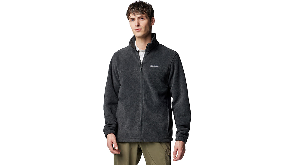Columbia Steens Mountain 2.0 Full Zip Fleece Jacket - Mens, Charcoal Heather, Large, 1476671048-048-L