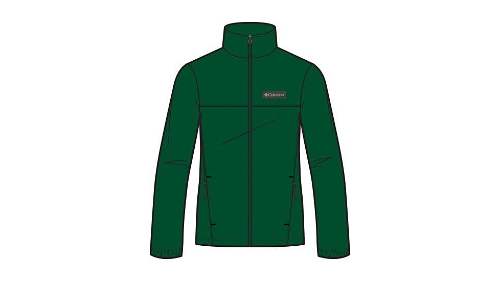 Columbia Steens Mountain Full Zip 2.0 Jacket - Mens, Rain Forest, Extra Large, 1476671-375-XL