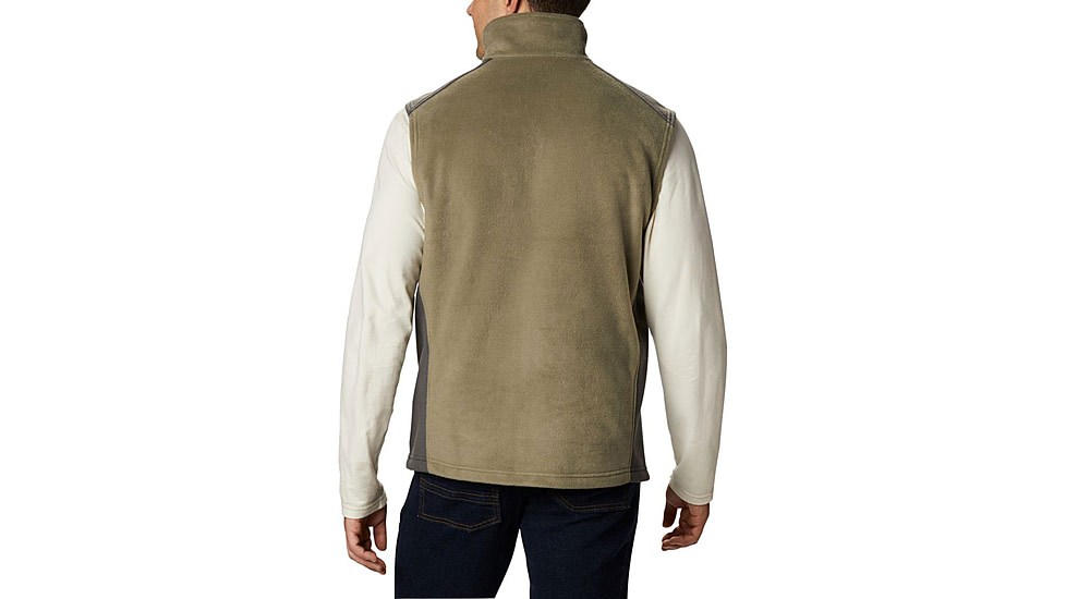 Columbia Steens Mountain Vest - Mens, Stone Green/Shark, Large, 1639261397StnGn,ShkL