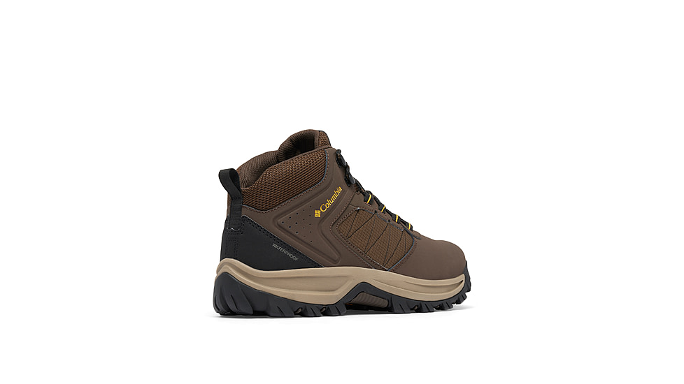 Columbia Transverse Hike Waterproof Shoes - Mens, Cordovan/Golden Yellow, 9, 2067401-231-9