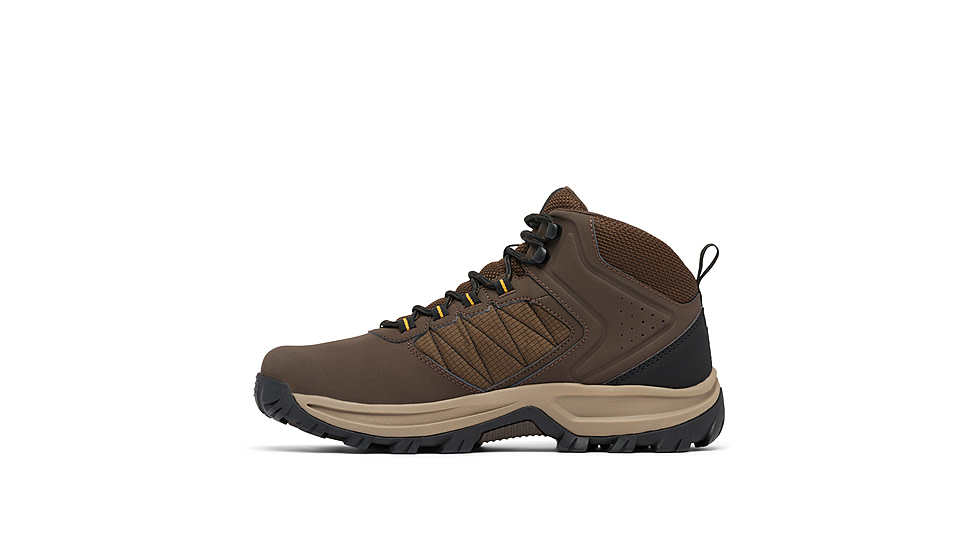 Columbia Transverse Hike Waterproof Shoes - Mens, Cordovan/Golden Yellow, 9, 2067401-231-9