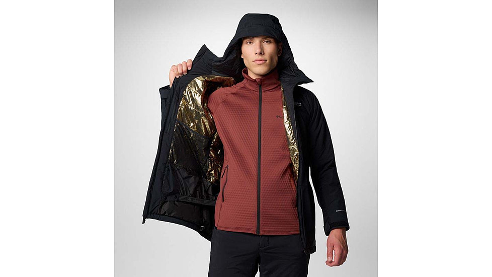 Columbia Winter District III Jacket - Mens, Black, Small, 2087371-010-S