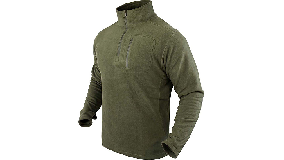 Condor Outdoor - 1/4 Zip Pullover - Olive Drab, XXL 607-001-XXL