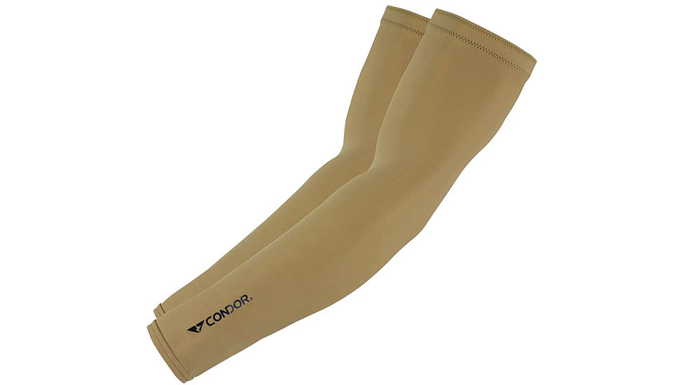 Condor Outdoor Arm Sleeves, Tan, L, 221110-003-L