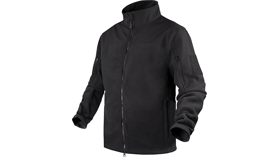 Condor Outdoor Bravo Fleece Jacket, Black, Medium, 101096-002-M